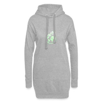 Motorrad Reisemotorrad Motorradfahrer Motorad - Hoodie-Kleid - Grau meliert - Vorne