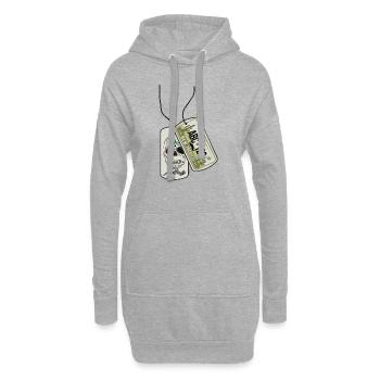 Erkennungsmarke NEW MEXICO - Hoodie-Kleid - Grau meliert - Vorne