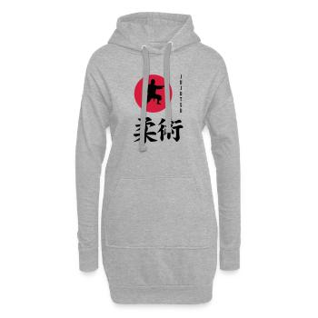 Jujutsu / Ju-jitsu / Jūjutsu / Kampfkünste / Kampf - Hoodie-Kleid - Grau meliert - Vorne