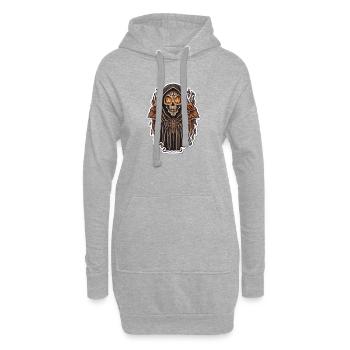 Dracula - Sweat-shirt à capuche long Femme - gris chiné - Devant