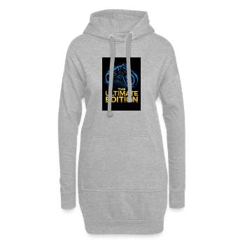Neon Moto Racer Die Ultimate Edition - Hoodie-Kleid - Grau meliert - Vorne