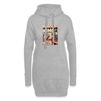 Scare Me Silly Horror Comic - Hoodie-Kleid - Grau meliert - Vorne