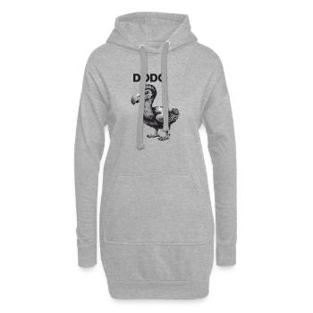 Dodo Oiseau Éteint Dodo Drôle Pour - Sweat-shirt à capuche long Femme - gris chiné - Devant