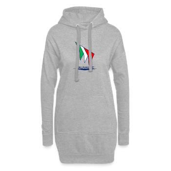 ITALNAUTIC SAILING BRAND - Hoodie-Kleid - Grau meliert - Vorne