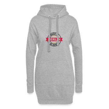 Made in Berlin - Hoodie-Kleid - Grau meliert - Vorne