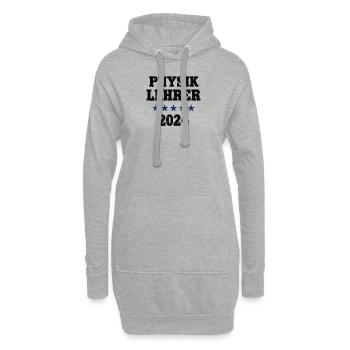 Physiklehrer 2024 Beruf Studium Lehramt Physik - Hoodie-Kleid - Grau meliert - Vorne