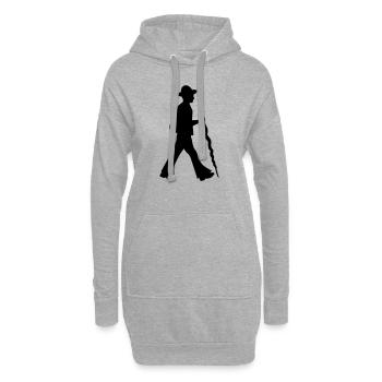 Zimmermann - Hoodie-Kleid - Grau meliert - Vorne