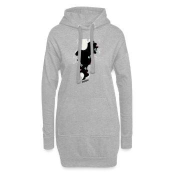 Multiple - Hoodie Dress - heather grey - Front