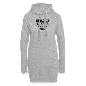Biologielehrer 2024 Beruf Studium Lehramt Biologie - Hoodie-Kleid - Grau meliert - Vorne