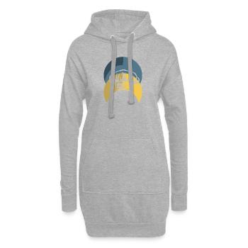Kochen Hobbyköchin Koch - Hoodie-Kleid - Grau meliert - Vorne