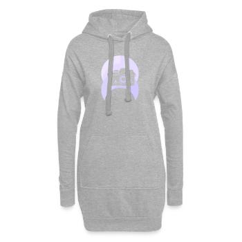 Fotografie Fotograf Spiegelreflex - Hoodie-Kleid - Grau meliert - Vorne