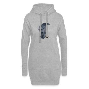 Rabe - Hoodie-Kleid - Grau meliert - Vorne