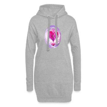 Liebe in Balance - Sonja Ariel von Staden - Hoodie-Kleid - Grau meliert - Vorne