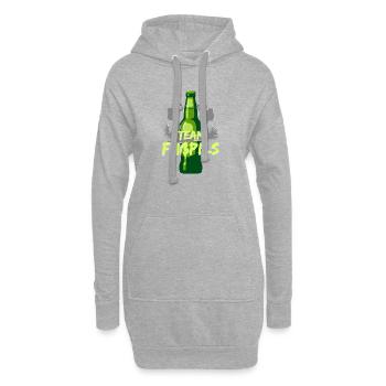 T-Shirt Wandern Lustig Vatertag Maianderung - Hoodie-Kleid - Grau meliert - Vorne