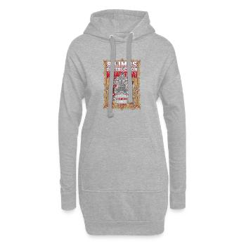 8 Limbs Muay Thai Destruction - Hoodie-Kleid - Grau meliert - Vorne