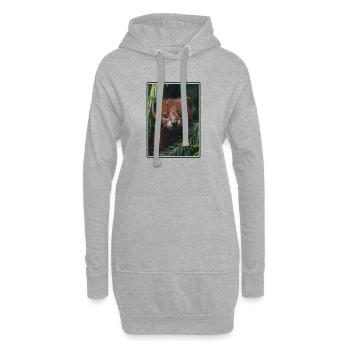 Nerze Nerz - Hoodie-Kleid - Grau meliert - Vorne
