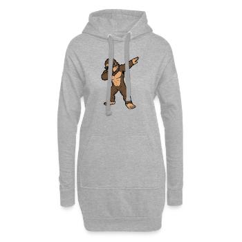 Bigfoot Dab Lunettes Soleil - Sweat-shirt à capuche long Femme - gris chiné - Devant