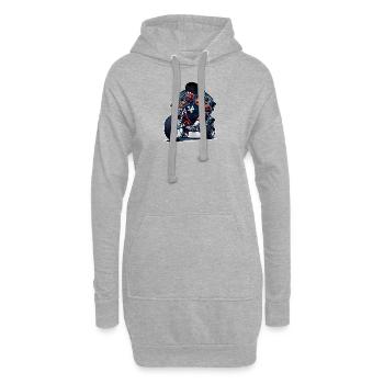 Benito Di Loco Buzzerbeater Best - Hoodie-Kleid - Grau meliert - Vorne