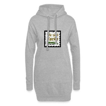 bewusstsein - Hoodie-Kleid - Grau meliert - Vorne