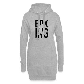 boxing boxen - Hoodie-Kleid - Grau meliert - Vorne