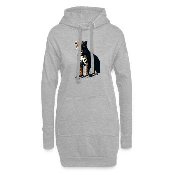 Jaguar - Hoodie-Kleid - Grau meliert - Vorne