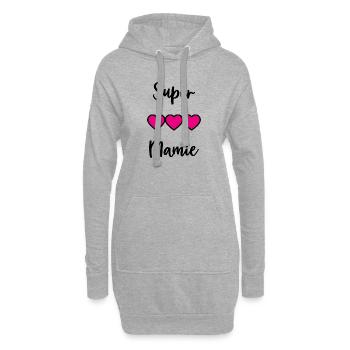OMA. MAMA. OMA. MUTTERTAG - Hoodie-Kleid - Grau meliert - Vorne