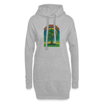 Stay Grounded Willow Sunset - Hoodie-Kleid - Grau meliert - Vorne