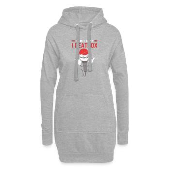 Beatbox - Hoodie-Kleid - Grau meliert - Vorne