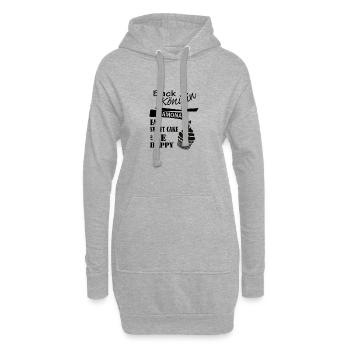 Reine de la Pâtisserie Ramona - Sweat-shirt à capuche long Femme - gris chiné - Devant