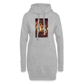 BTC - Hoodie-Kleid - Grau meliert - Vorne