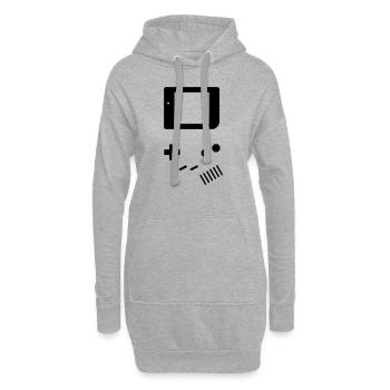 Spieljunge - Hoodie-Kleid - Grau meliert - Vorne