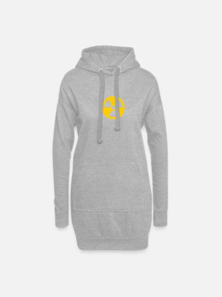 Atomic - Atom - Atomic - Hoodie Dress - heather grey