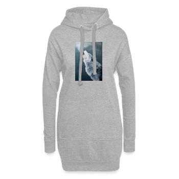 Winterlied - Hoodie-Kleid - Grau meliert - Vorne