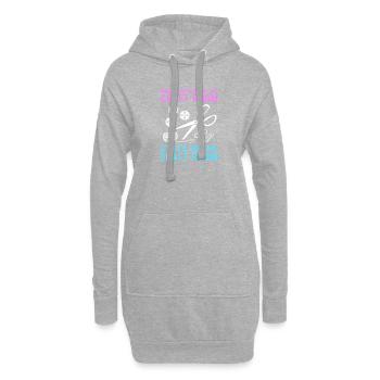Scrapbook Scrapbooking - Sweat-shirt à capuche long Femme - gris chiné - Devant