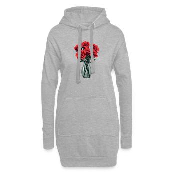 Rote Rosen - Hoodie-Kleid - Grau meliert - Vorne