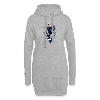 Escocia – Schottland – Flaggen - Hoodie-Kleid - Grau meliert - Vorne