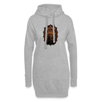 Spinnweben-Duo - Hoodie-Kleid - Grau meliert - Vorne