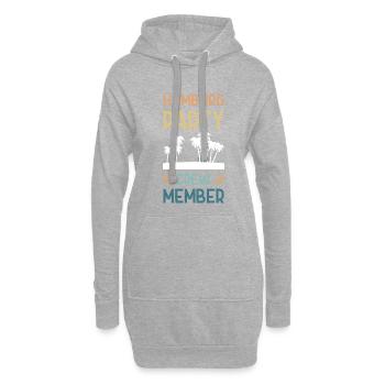 Hamburg Party Crew - Hoodie-Kleid - Grau meliert - Vorne