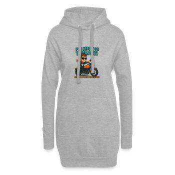 Pas besoin de thérapie, juste besoin de faire de.. - Sweat-shirt à capuche long Femme - gris chiné - Devant