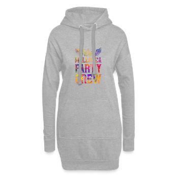 Majorque Party Crew dit - Sweat-shirt à capuche long Femme - gris chiné - Devant