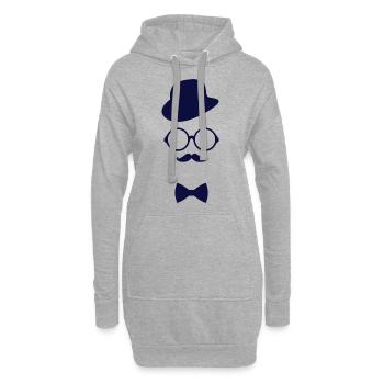 MOUSTACHE - Hoodie-Kleid - Grau meliert - Vorne