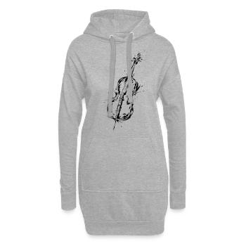 Cello - Hoodie-Kleid - Grau meliert - Vorne