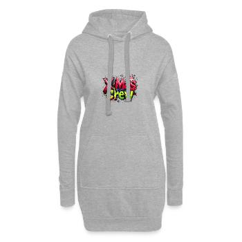 Équipage de Noël - Sweat-shirt à capuche long Femme - gris chiné - Devant