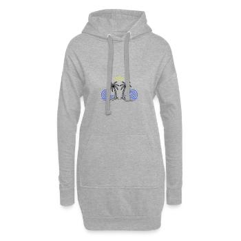 Ile Mer Soleil - Sweat-shirt à capuche long Femme - gris chiné - Devant