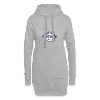 Lloret De Mar 2025 Urlaub - Hoodie-Kleid - Grau meliert - Vorne