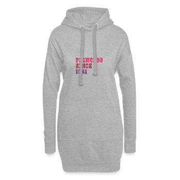 1941 Birthday Princess - Hoodie Dress - heather grey - Front