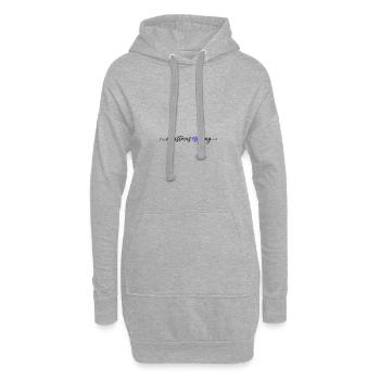 Christmas Gang Weihnachten - Hoodie-Kleid - Grau meliert - Vorne
