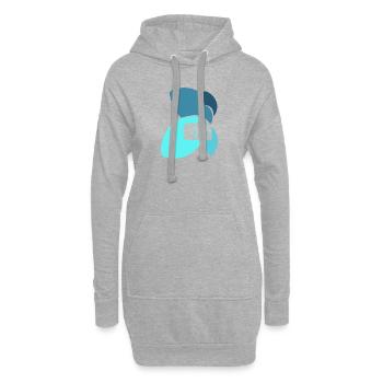 Fotografie Fotograf Spiegelreflexkamera - Hoodie-Kleid - Grau meliert - Vorne