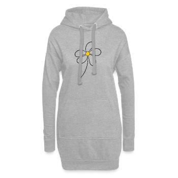 NOËL. ANNEE. ANNIVERSAIRE. RETRAITE. PAPA. MAMAM. - Sweat-shirt à capuche long Femme - gris chiné - Devant