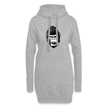 Rage Ape - Hoodie-Kleid - Grau meliert - Vorne